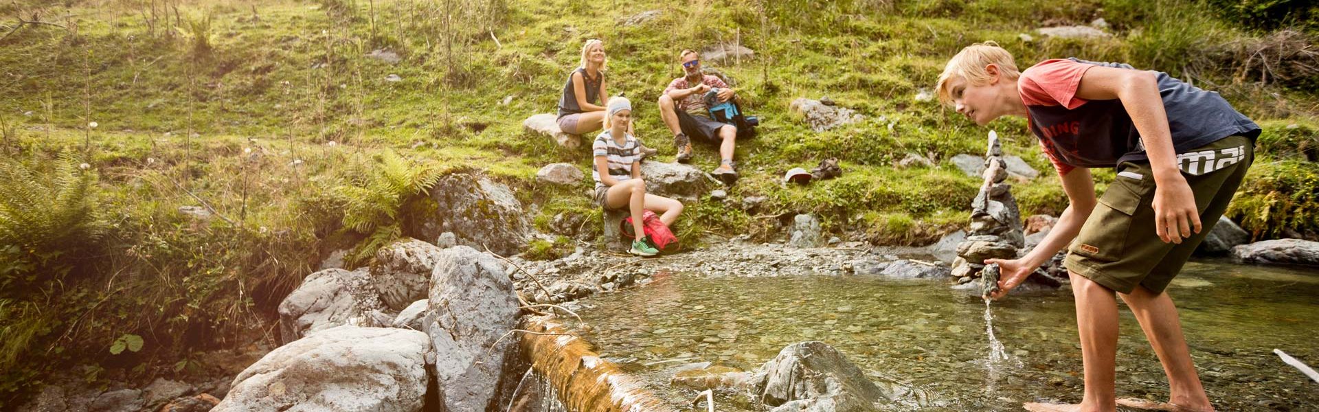 Famillie Wandern Saalbach Hinterglemm